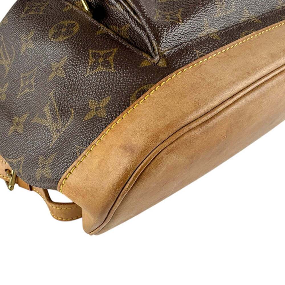 LOUIS VUITTON Brown Monogram Canvas Backpack - Picture 8 of 13